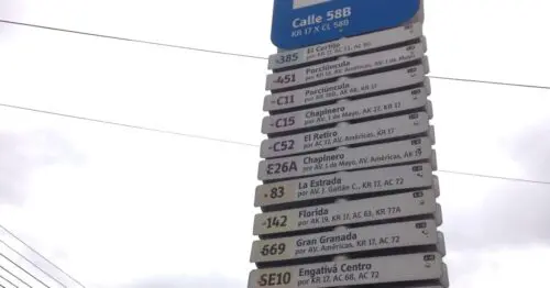 PARADERO SITP CALLE 58B  102A00